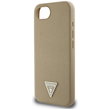 GUESS ETUI GRAINED TRIANGLE DO MAGSAFE DO IPHONE 16E Z WYSOKĄ OCHRONĄ