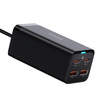 Baseus GaN3 Pro szybka uniwersalna ładowarka sieciowa GaN 2 x USB Typ C / 2x USB 100W PD3.0, QC4.0+, AFC czarny (CCGP000101)