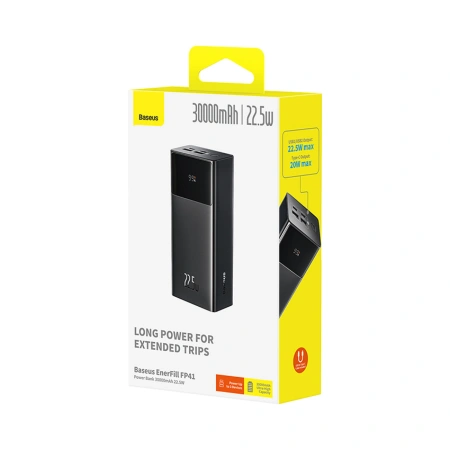 BASEUS POWERBANK ENERFILL FP41 30000MAH 22.5W DO TELEFONÓW Z USB-C