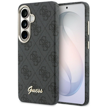Etui Guess 4G Script MagSafe do Samsung  Galaxy S26 czarny