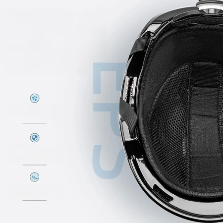 Kask narciarski Qunature 10130003002 z nausznikami snowboard rozmiar M - biały