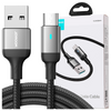 Joyroom kabel USB - micro USB 2.4A do szybkiego ładowania i transferu danych 2 m czarny (S-UM018A10)