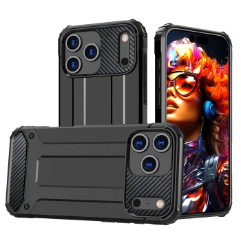 HURTEL ETUI HYBRID ARMOR DO IPHONE 17 PRO PANCERNE Z OCHRONA CAŁEGO