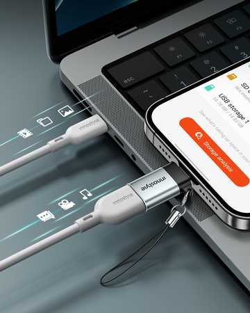 INNOSTYLE ADAPTER PRZEJŚCIÓWKA USB-A 3.0 DO LIGHTNING IPHONE IPAD 3A OTG