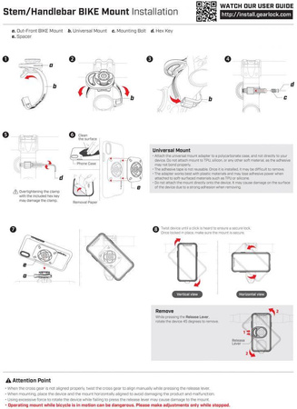 SPIGEN GEARLOCK MS100 HANDLEBAR BIKE MOUNT