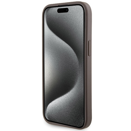 GUESS CASE DO IPHONE 15 14 13 6.1 HARDCASE GRIP STAND 4G Z TRIANGLE STRASS