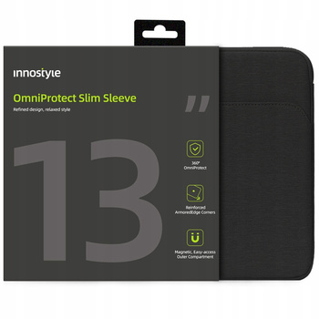 INNOSTYLE TORBA NA LAPTOPA 13 WODOODPORNA ETUI OMNIPROTECT SLIM CZARNA