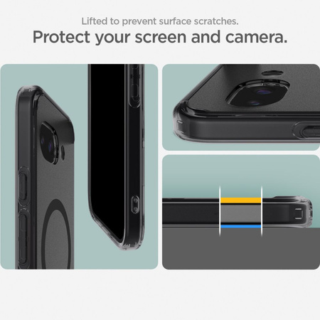 SPIGEN ULTRA HYBRID CASE DO GOOGLE PIXEL 9A DO MAGSAFE PRZEJŚCIÓWKA
