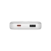 Powerbank Baseus Comet Series z wyświetlaczem 10000mAh 22.5W - biały + kabel USB-A - USB-C