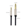 UGREEN KABEL AUDIO MINI JACK 3,5MM DO JACK 6,35MM 2M DO GITARY AKUSTYCZNEJ