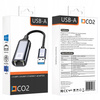 CO2 PRZEJŚCIÓWKA USB ETHERNET ADAPTER KARTA SIECIOWA LAN GIGABIT RJ45 2500 MBPS
