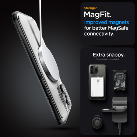 SPIGEN ULTRA HYBRID MAG CASE DO IPHONE 16 PRO Z DO MAGSAFE OCHRONĄ FROST