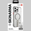 Etui Skinarma Helix do iPhone 16 Pro Magnetic Charging 360 Rotating Stand titanium