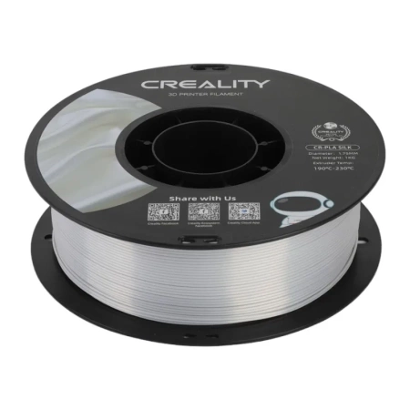 CREALITY FILAMENT CR-SILK PLA DO DRUKU 3D SREBRNY 1KG DO MODELI