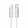 MCDODO KABEL USB-C LIGHTNING SZYBKIE ŁADOWANIE USB TYP C 36W 1M LED CZARNY