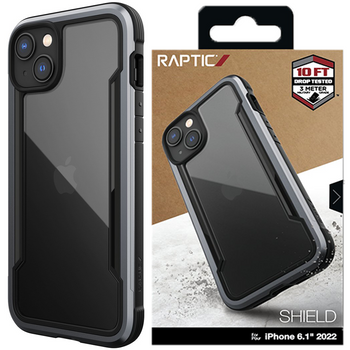 Raptic X-Doria Shield Case etui iPhone 14 pancerny pokrowiec czarny