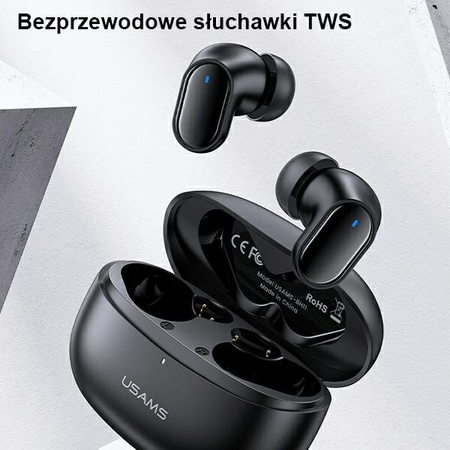 USAMS SŁUCHAWKI BEZPRZEWODOWE DO TELEFONÓW STEREO BLUETOOTH 5.1 TWS BHUBH03