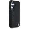 Etui BMW Leather Big Wordmark do Samsung Galaxy S25+ czarny