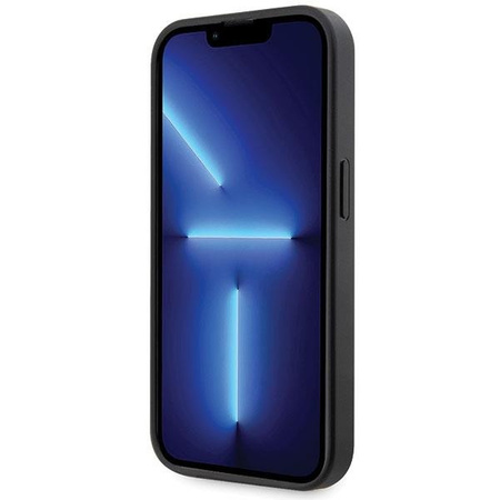 Etui BMW BMHCP14L22GSLK na iPhone 14 Pro - czarne Grip Hot Stamp