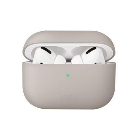 Etui Uniq Lino na AirPods Pro Silicone - beżowe