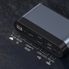 Baseus wielofunkcyjny HUB 3x USB 3.2 Gen 1 / 2x USB 2.0 / 2x USB Typ C / czytnik kart SD i micro SD / AUX / 3x HDMI / RJ45 1Gbps Power Delivery 100W (wtyczki EU / CN / UK) szary (CAHUB-DG0G)