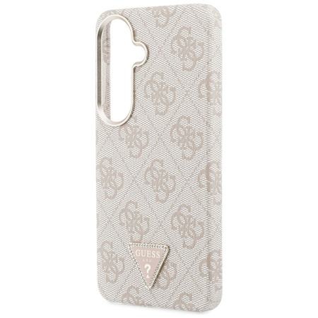 Etui Guess 4G Triangle Logo MagSafe do   Samsung Galaxy S26 różowy