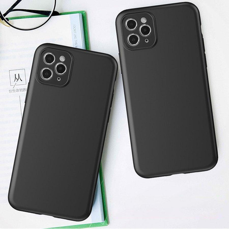 Soft Case etui Huawei Mate 50 Pro cienki silikonowy pokrowiec czarne