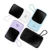 Baseus Qpow Digital Display powerbank z szybkim ładowaniem 10000mAh 20W QC/PD/SCP/FCP z wbudowanym kablem Lightning biały