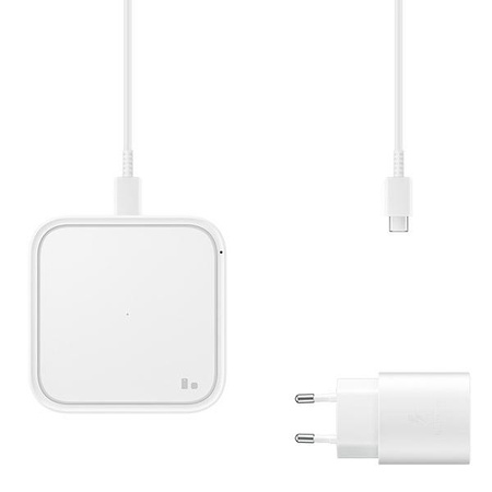 Ładowarka indukcyjna Samsung EP-P2400TWFast Charger 15W + ład. siec. biały/white