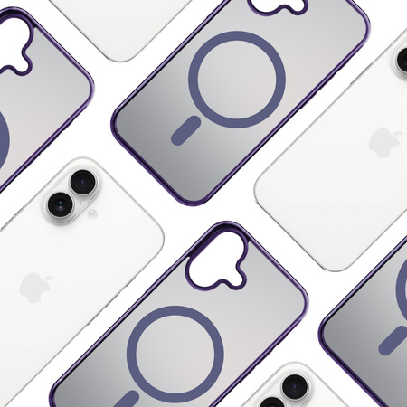 Apple iPhone 17 - 3mk Frosty MagCase Purple
