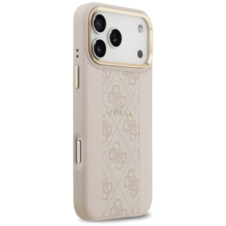 GUESS ETUI DO IPHONE 17 PRO MAX MAGSAFE STRIPE LOGO 4G Z MAGNETYCZNYM