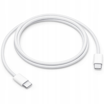 CO2 ŁADOWARKA KABEL USB-C SZYBKIE ŁADOWANIE USB TYP C DO IPHONE 15 1M BIAŁY