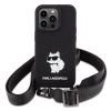 Etui Karl Lagerfeld Crossbody Silicone Choupette do iPhone 15 Pro - czarne