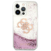 GUESS ETUI HARDCASE DO IPHONE 13 PRO MAX 6,7 ZŁOTY LIQUID GLITTER OPÓŹNIONE