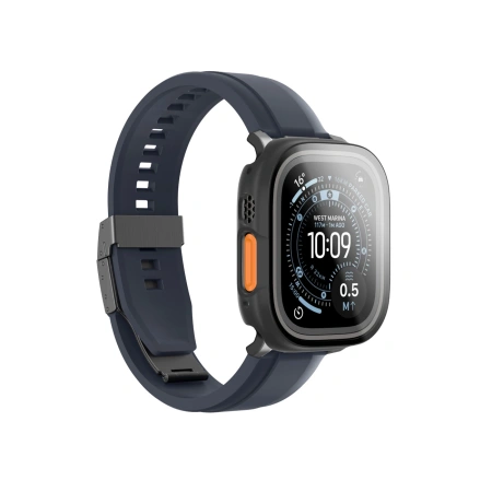 Szkło ochronne AMAZINGTHING Radix z etui na Apple Watch UItra 3 49 mm - czarne