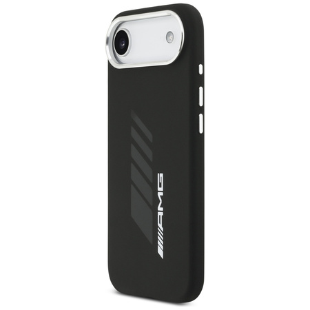 Etui AMG Silicone Oversize Rhombs MagSafe do iPhone Air czarny