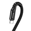 BASEUS KABEL SPRĘŻYNOWY USB-C 1M 2A DO TELEFONÓW ANDROID SZYBKIE ŁADOWANIE