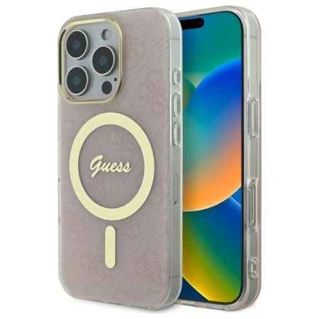 GUESS ETUI DO IPHONE 16 PRO MAX 6.9 DO MAGSAFE HARDCASE IML 4G POKROWIEC