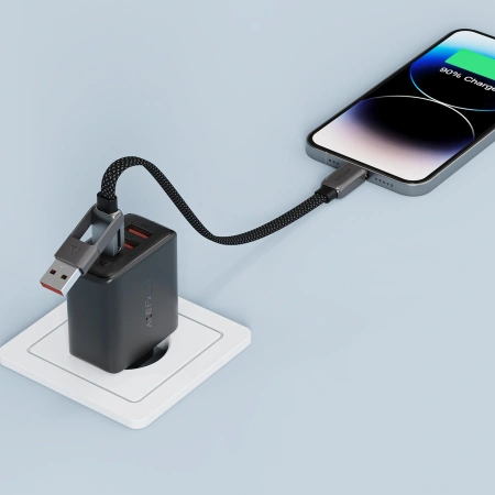 ACEFAST KABEL C13-05 USB-C DO USB-A 480MB/S 3A DO TELEFONÓW I LAPTOPÓW 0.2M