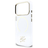 Etui Karl Lagerfeld IML KL Script Logo MagSafe do iPhone 17 Pro przezroczysty