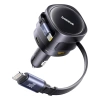 BASEUS ŁADOWARKA SAMOCHODOWA 90W 2X USB-C DO TELEFONÓW Z KABLEM USB-C