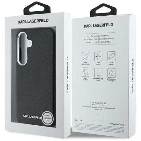KARL LAGERFELD ETUI SAFFIANO FULL WRAPPED DO SAMSUNG GALAXY S25 DO MAGSAFE