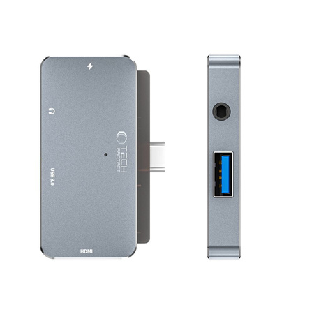 TECH-PROTECT HUB V6-HUB ADAPTER 4IN1 DO LAPTOPA TELEFONU ZŁĄCZE USB-C