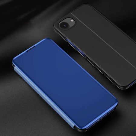 HURTEL ETUI CLEAR VIEW CASE DO IPHONE 16E Z KLAPKĄ Z OCHRONĄ PRZED