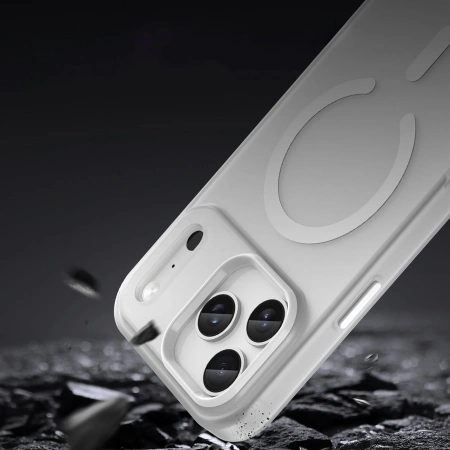 HURTEL ETUI MAGNETIC ABRASIVE DO IPHONE 17 PRO MAX MAGSAFE MATOWE