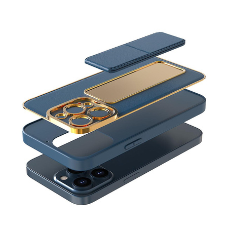 New Kickstand Case etui do iPhone 13 Pro z podstawką fioletowy