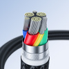 Joyroom kabel USB - Lightning 2.4A Surpass Series 1,2 m czarny (S-UL012A11)