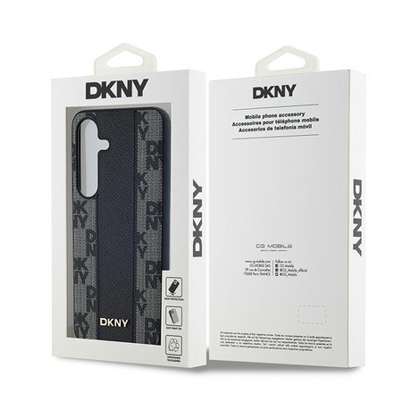 DKNY ETUI HARDCASE DO SAMSUNG S24+ S926 DO MAGSAFE LEATHER MONO PATTERN
