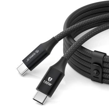 ORICO KABEL USB-C 1M 100W 5A POWER DELIVERY DO MACBOOKA LAKTOPA I TELEFONÓW