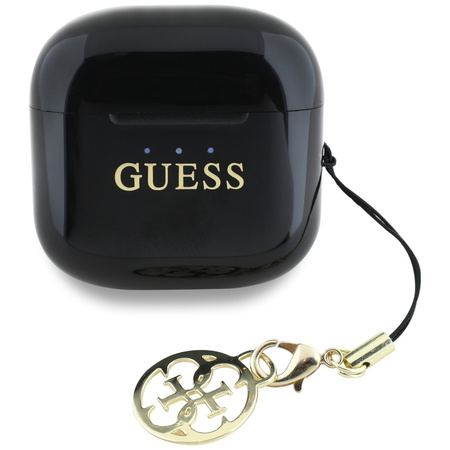 GUESS SŁUCHAWKI TWS Z GLOSSY EFEKTEM DO IPHONE 11 12 13 14 SZYBKIE ŁĄCZENIE